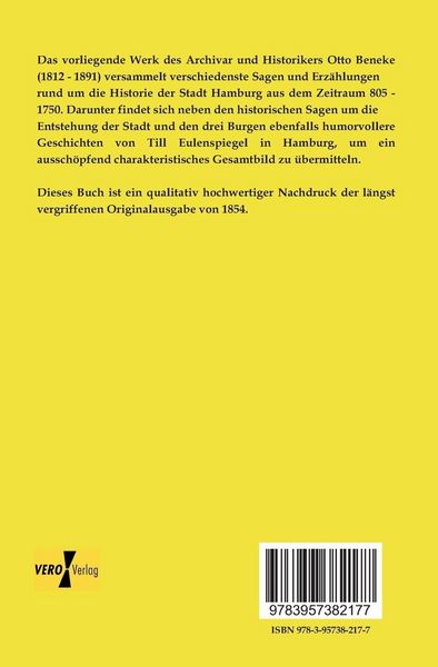 Produktbild: Hamburgische Geschichten und Sagen