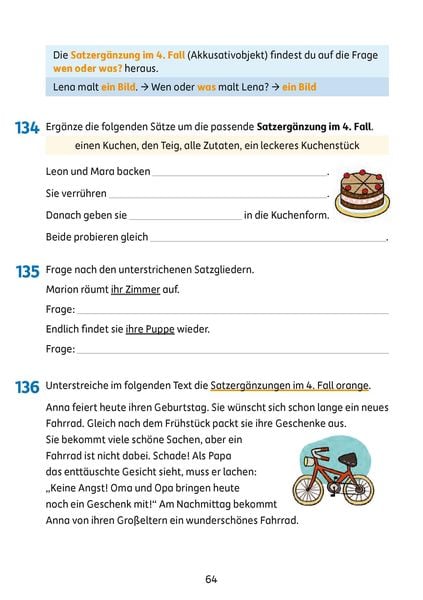 Produktbild: Deutsch 4. Klasse &Uuml;bungsheft - Grammatik