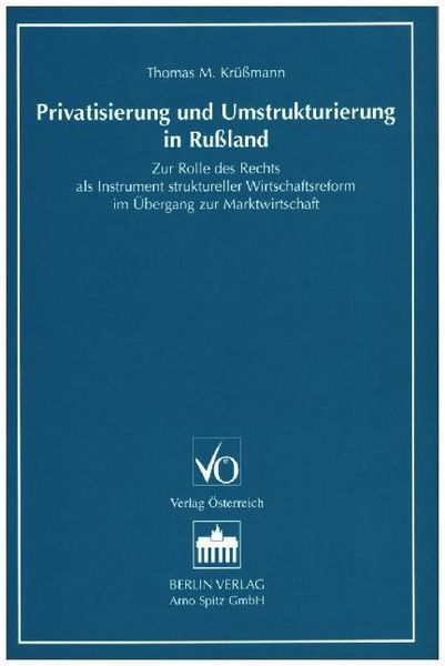 Produktbild: Privatisierung und Umstrukturierung in Russland