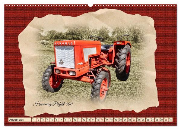 Produktbild: Hanomag Schlepper (Wandkalender 2026 DIN A2 quer), CALVENDO Monatskalender