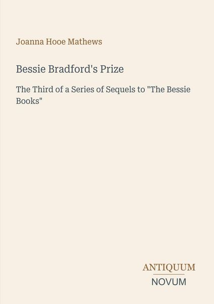 Produktbild: Bessie Bradford's Prize