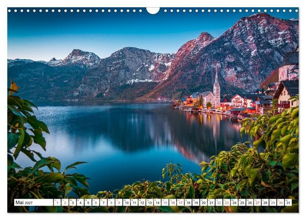 Produktbild: Hallstatt - Impressionen im Fr&uuml;hling (Wandkalender 2027 DIN A3 quer), CALVENDO Monatskalender