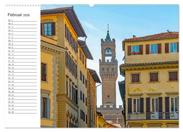 Produktbild: Florenz - Impressionen (hochwertiger Premium Wandkalender 2026 DIN A2 quer), Kunstdruck in Hochglanz
