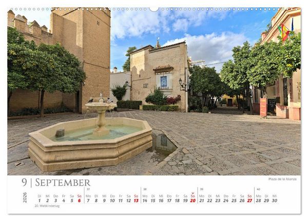 Produktbild: Sevilla - Die Wiege des Flamenco (hochwertiger Premium Wandkalender 2026 DIN A2 quer), Kunstdruck in Hochglanz