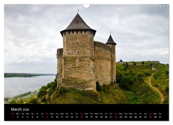 Produktbild: Monuments of Ukraine 2026 (Wall Calendar 2026 DIN A3 landscape), CALVENDO 12 Month Wall Calendar