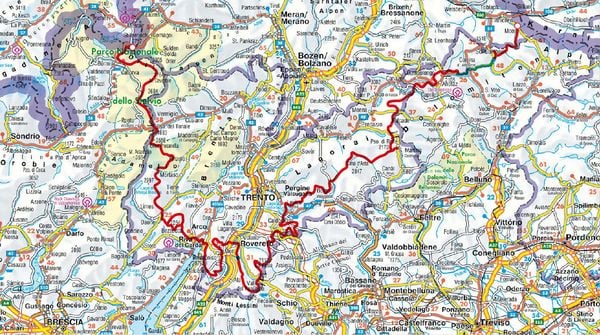 Produktbild: ROTHER Wanderf&uuml;hrer Sentiero della Pace