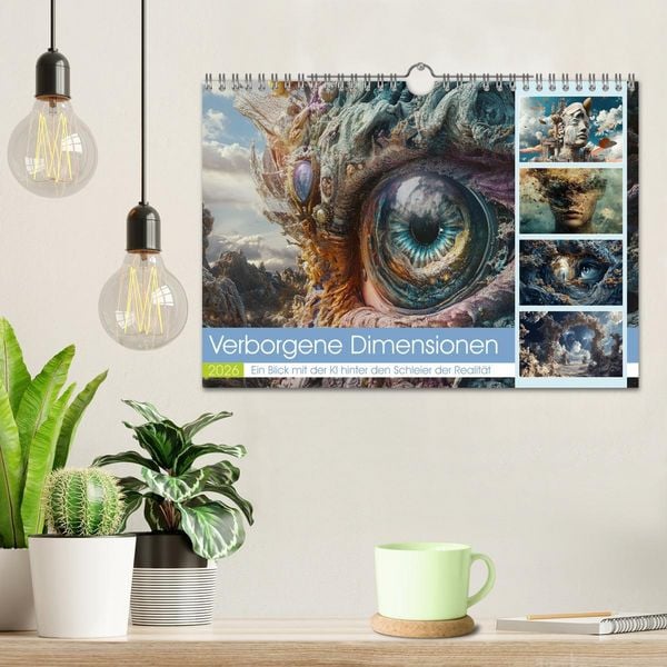 Produktbild: Verborgene Dimensionen (Wandkalender 2026 DIN A4 quer), CALVENDO Monatskalender