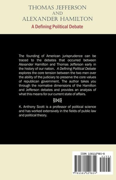 Produktbild: Thomas Jefferson and Alexander Hamilton