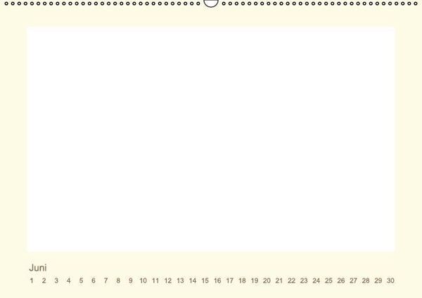 Produktbild: Immerw&auml;hrender Kalender zum selber Gestalten (Wandkalender immerw&auml;hrend DIN A3 quer)