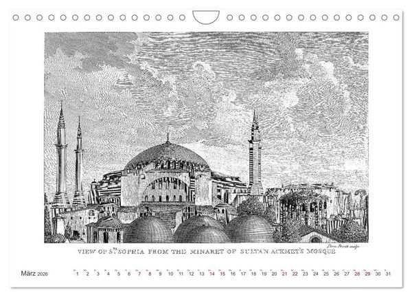 Produktbild: Istanbul - Hauptstadt des osmanischen Reiches seit 1453 (Wandkalender 2026 DIN A4 quer), CALVENDO Monatskalender
