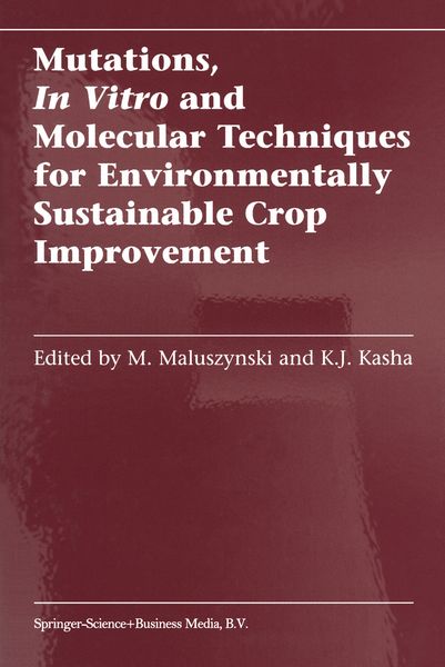 Produktbild: Mutations, In Vitro and Molecular Techniques for Environmentally Sustainable Crop Improvement