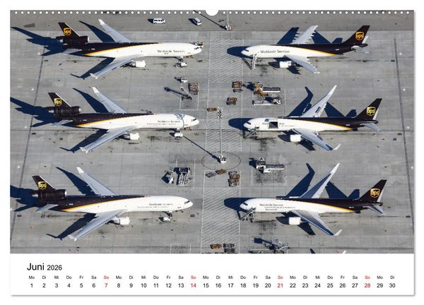 Produktbild: From Above - Die etwas andere Perspektive auf Flugzeuge (Wandkalender 2026 DIN A2 quer), CALVENDO Monatskalender