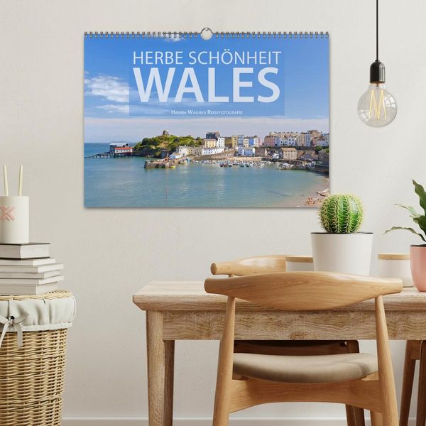 Produktbild: Herbe Sch&ouml;nheit Wales (Wandkalender 2026 DIN A3 quer), CALVENDO Monatskalender