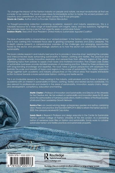 Produktbild: Accelerating Sustainability in Fashion, Clothing and Textiles