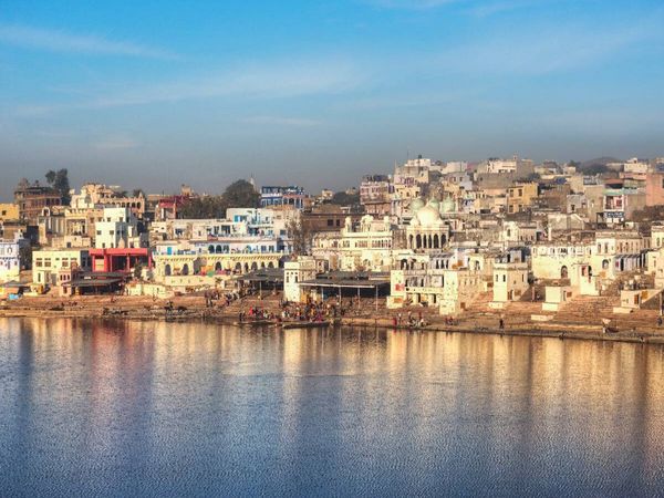 Produktbild: CALVENDO Puzzle Pushkar, Rajasthan | 1000 Teile Lege-Gr&ouml;&szlig;e 64x48cm Foto-Puzzle f&uuml;r gl&uuml;ckliche Stunden