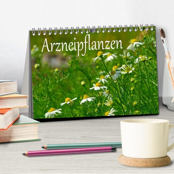 Produktbild: Arzneipflanzen (Tischkalender 2026 DIN A5 quer), CALVENDO Monatskalender