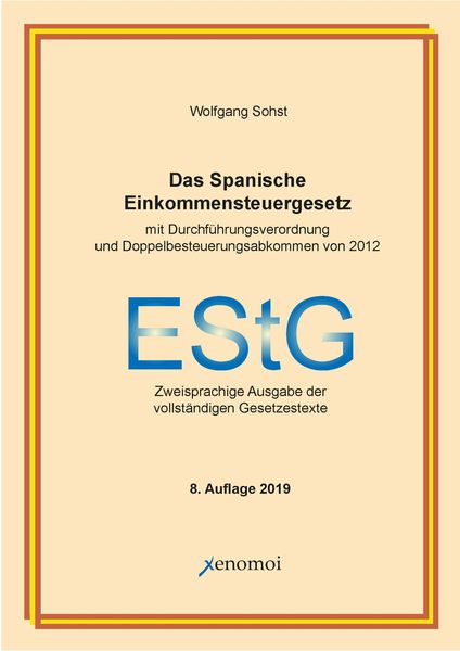Produktbild: Das spanische Einkommensteuergesetz mit Durchf&uuml;hrungsverordnung