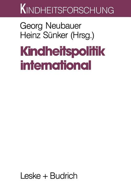 Produktbild: Kindheitspolitik international