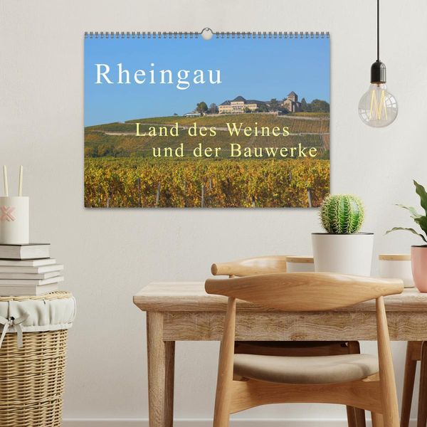 Produktbild: Rheingau - Land des Weines und der Bauwerks (Wandkalender 2026 DIN A3 quer), CALVENDO Monatskalender