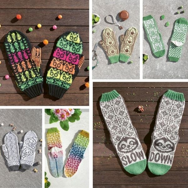 Produktbild: Noch mehr bunte Socken und witzige Handschuhe