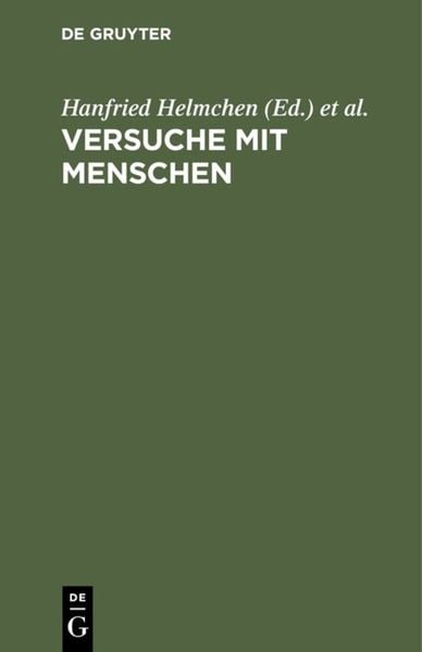 Produktbild: Versuche mit Menschen