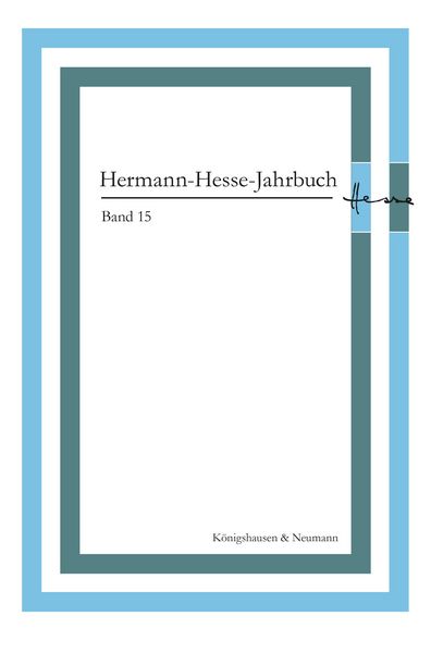 Produktbild: Hermann-Hesse-Jahrbuch, Band 15