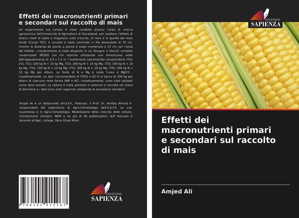 Produktbild: Effetti dei macronutrienti primari e secondari sul raccolto di mais