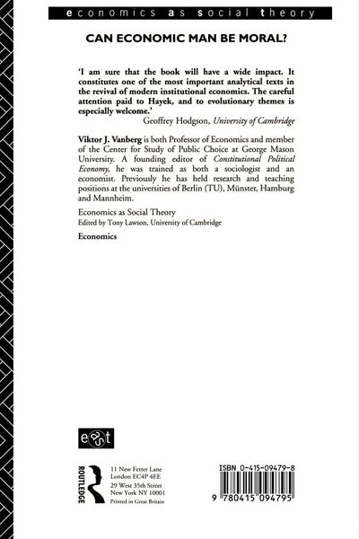 Produktbild: Rules and Choice in Economics