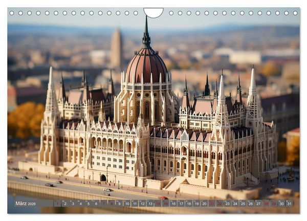 Produktbild: Urlaub in Miniatur (Wandkalender 2026 DIN A4 quer), CALVENDO Monatskalender