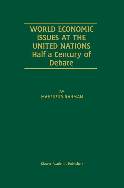 Produktbild: World Economic Issues at the United Nations