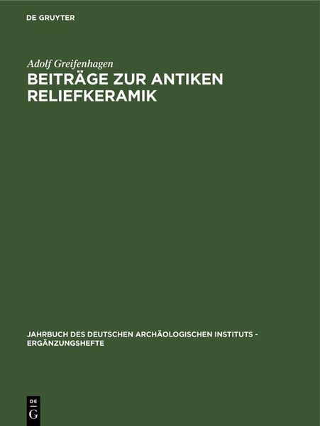 Produktbild: Beitr&auml;ge zur antiken Reliefkeramik