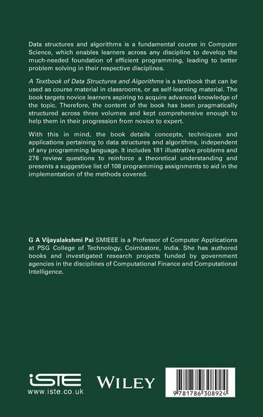 Produktbild: A Textbook of Data Structures and Algorithms, Volume 3