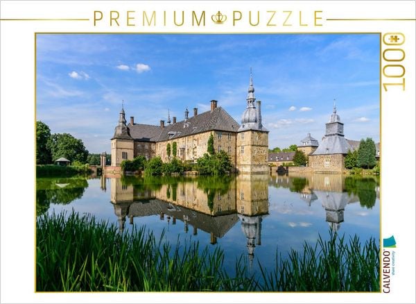 Produktbild: CALVENDO Puzzle Wasserschloss Lembeck, Recklinghausen | 1000 Teile Lege-Gr&ouml;&szlig;e 64x48cm Foto-Puzzle f&uuml;r gl&uuml;ckliche Stunden