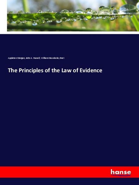 Produktbild: The Principles of the Law of Evidence