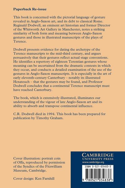 Produktbild: Anglo-Saxon Gestures and the Roman Stage