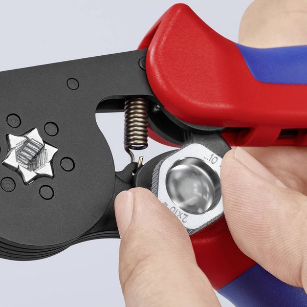 Produktbild: Knipex 97 53 14 Crimpzange Aderendh&uuml;lsen 0.08 bis 16 mm&sup2;