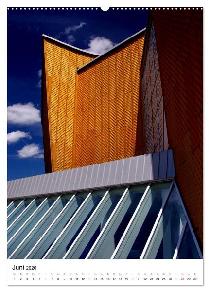 Produktbild: Philharmonie und Kammermusiksaal Berlin (hochwertiger Premium Wandkalender 2026 DIN A2 hoch), Kunstdruck in Hochglanz