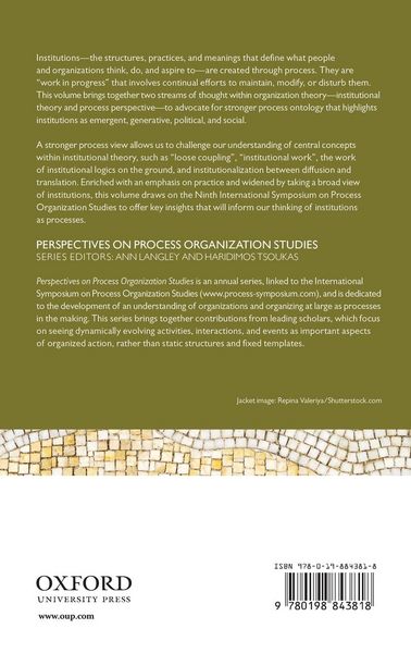 Produktbild: Institutions and Organizations