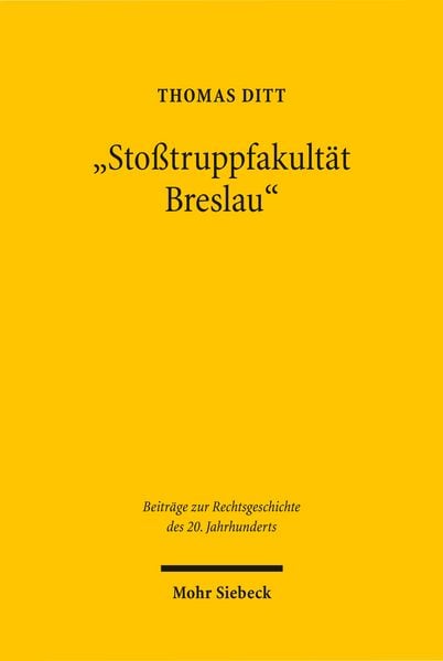 Produktbild: "Sto&szlig;truppfakult&auml;t Breslau"