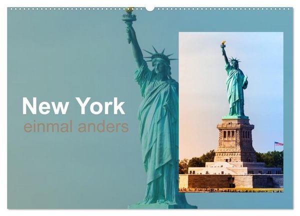 Produktbild: New York - einmal anders (Wandkalender 2026 DIN A2 quer), CALVENDO Monatskalender