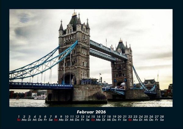 Produktbild: London 2026 Fotokalender DIN A4