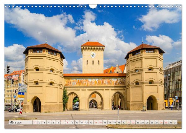 Produktbild: M&uuml;nchen Impressionen (Wandkalender 2026 DIN A3 quer), CALVENDO Monatskalender