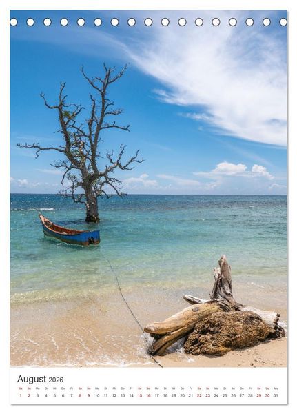 Produktbild: Indonesien - gro&szlig;, bunt und vielf&auml;ltig. (Tischkalender 2026 DIN A5 hoch), CALVENDO Monatskalender