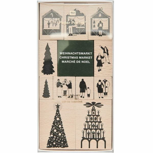 Produktbild: Stempelset Weihnachtsmarkt