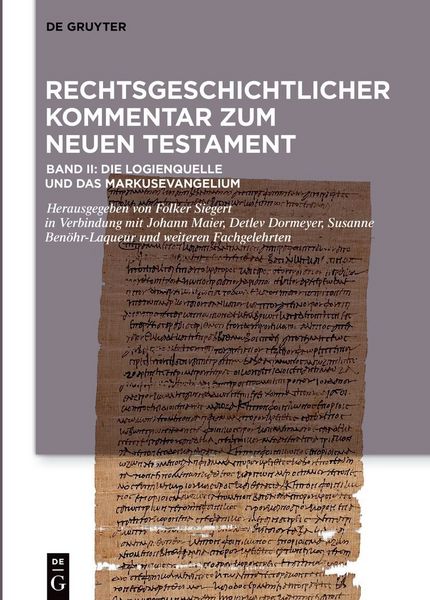 Produktbild: Die Logienquelle und das Markusevangelium