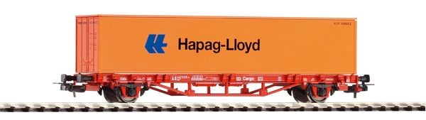 Produktbild: Piko H0 57700 Tragwagen DC Hapag Lloyd der DB Cargo