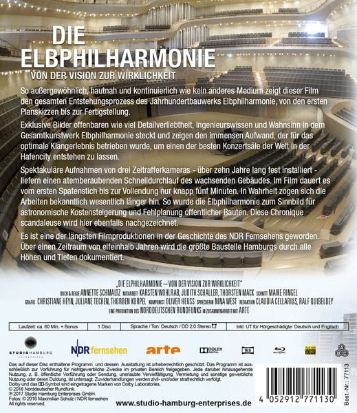 Produktbild: Die Elbphilharmonie - Von der Vision zur Wirklichkeit