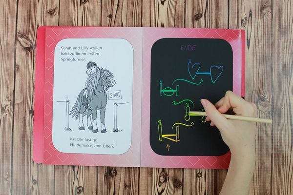 Produktbild: Mein gro&szlig;er Kreativ-Kratzelspa&szlig;: Pferde