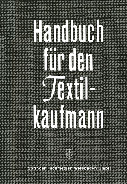 Produktbild: Handbuch f&uuml;r den Textilkaufmann