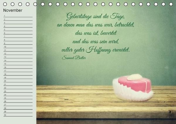 Produktbild: Spruchreifer Geburtstagskalender (Tischkalender immerw&auml;hrend DIN A5 quer)